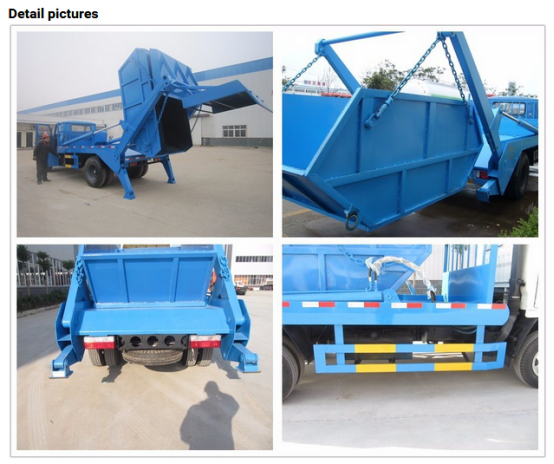 Dongfeng 4X2 8CBM Swing Arm Garbage Truck