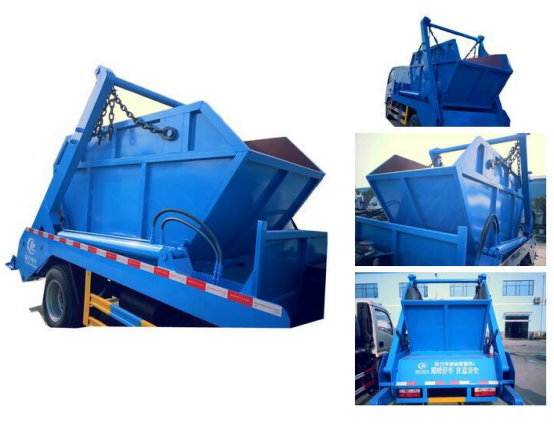 Dongfeng 4X2 8CBM Swing Arm Garbage Truck